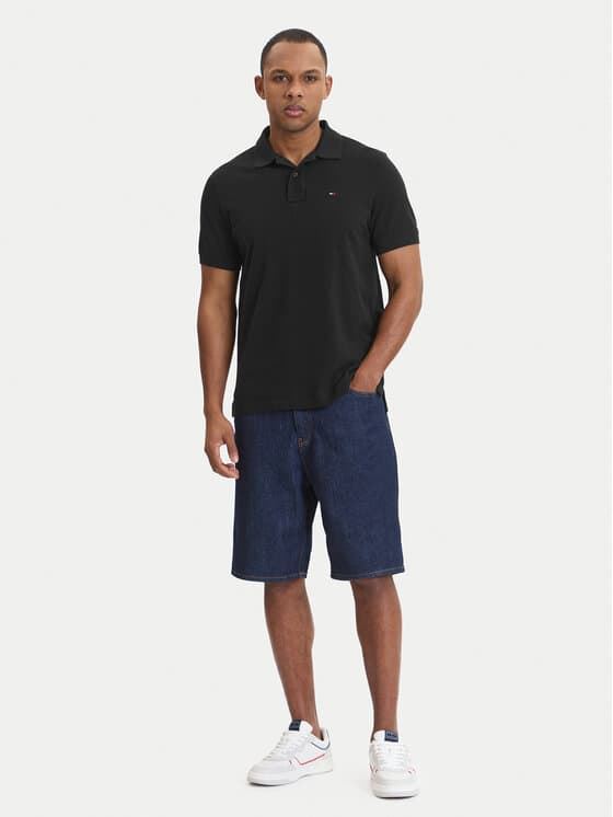 Polo Tommy Jeans DM0DM22711 BDS Black - Imagen 2