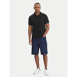 Polo Tommy Jeans DM0DM22711 BDS Black - Imagen 2