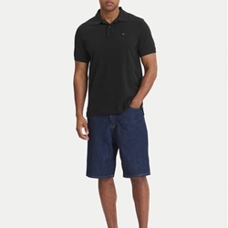 Polo Tommy Jeans DM0DM22711 BDS Black - Imagen 2