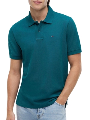 Polo Tommy Jeans DM0DM22711 L8J Polar Teal - Imagen 1