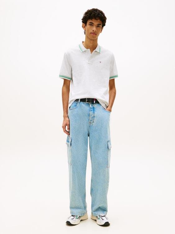 Polo Tommy Jeans Tipped DM0DM22700 P08 - Imagen 3