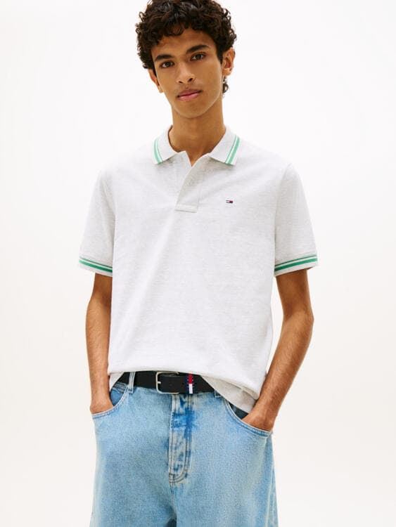 Polo Tommy Jeans Tipped DM0DM22700 P08 - Imagen 4