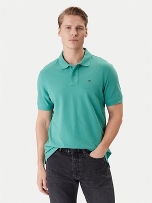 Polo Verde Tommy Jeans Bahama Green DM0DM22711 L5Y - Imagen 1