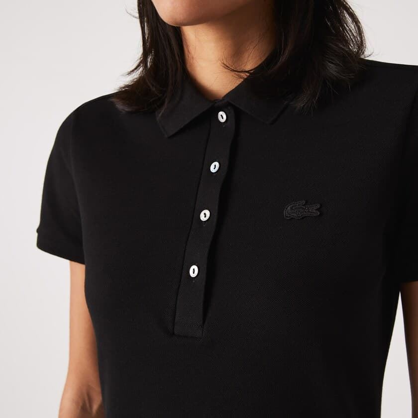 Polo vestido Lacoste EF5473 00 031 negro - Imagen 4