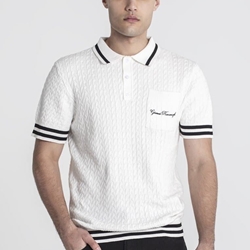 Polo White Identity Gianni Kavanagh GKM007128 - Imagen 1