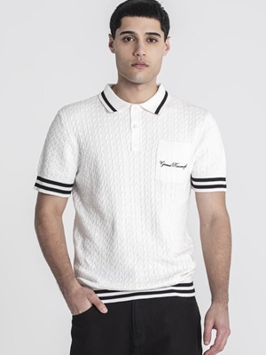 Polo White Identity Gianni Kavanagh GKM007128 - Imagen 1