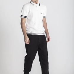 Polo White Identity Gianni Kavanagh GKM007128 - Imagen 2