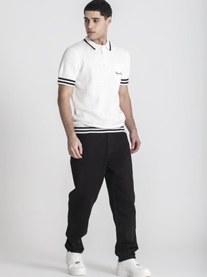 Polo White Identity Gianni Kavanagh GKM007128 - Imagen 2