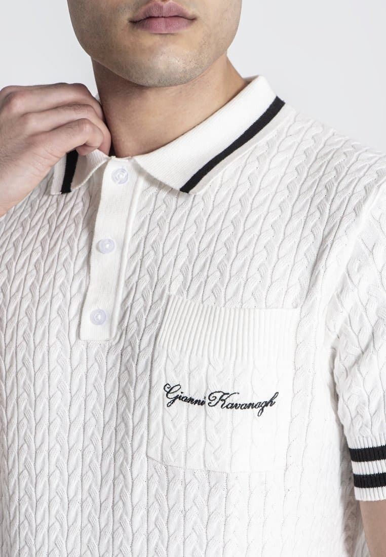 Polo White Identity Gianni Kavanagh GKM007128 - Imagen 4