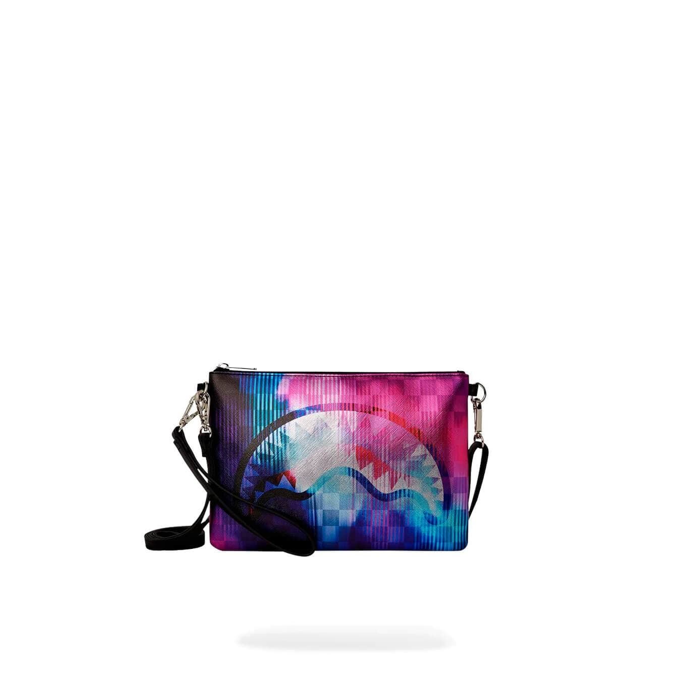 Portafolio Sprayground 910B5969NSZ Tye Check Pouchette - Imagen 1