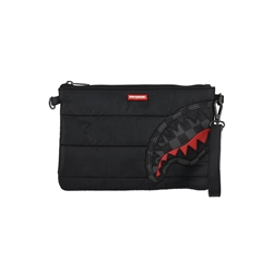 Portafolio Sprayground 910B6858NSZ Black Puffer Grey Check Pouchette - Imagen 1