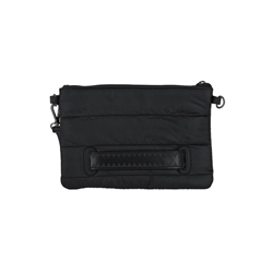 Portafolio Sprayground 910B6858NSZ Black Puffer Grey Check Pouchette - Imagen 2