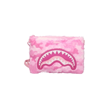 Portafolio Sprayground 910B6870NSZ Pink Fur Camo Pouchette - Imagen 1