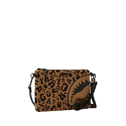 Portafolio Sprayground 910B6897NSZ Chenille Cheetah Pouchette - Imagen 2