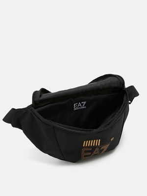 Riñonera EA7 Emporio Armani 245079 CC940 26121 black/gold logo - Imagen 2