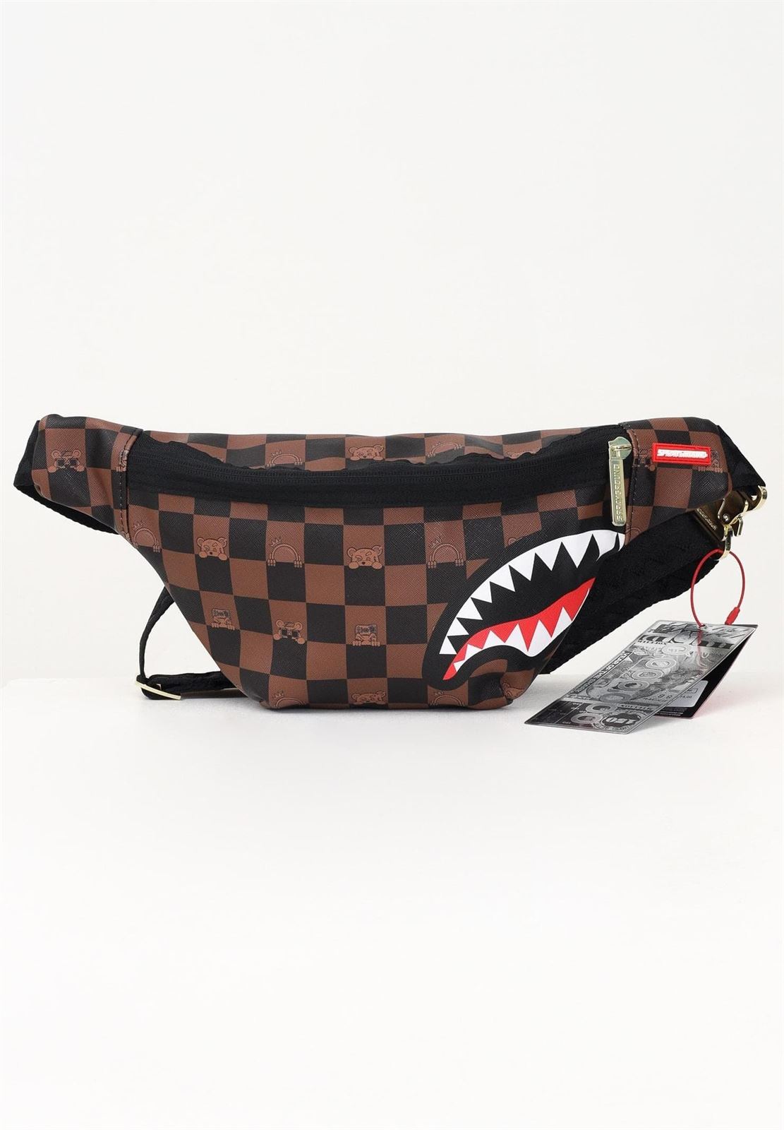 Riñonera Sprayground Peeking Character Check Crossbody 910B7512NSZ - Imagen 1