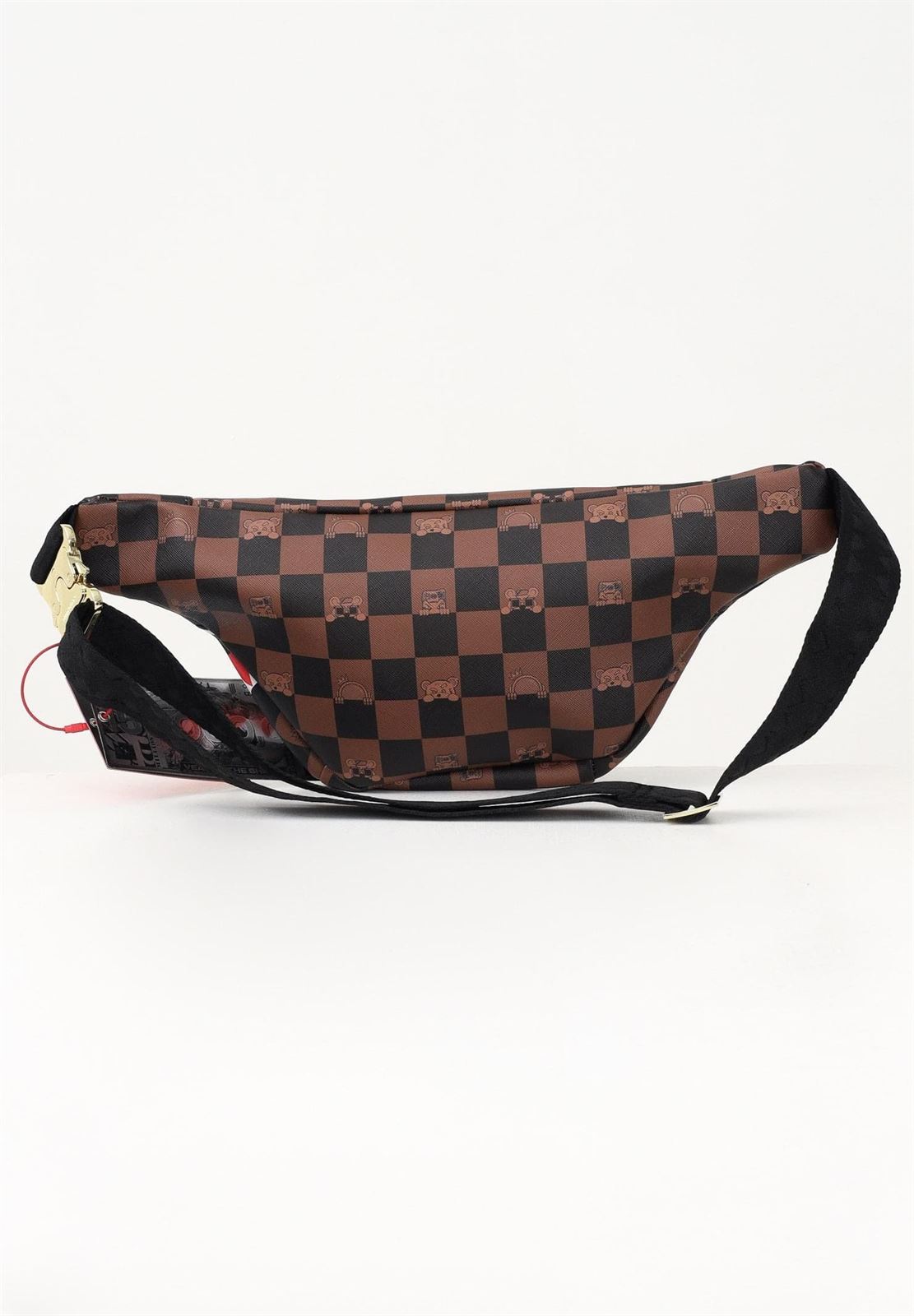 Riñonera Sprayground Peeking Character Check Crossbody 910B7512NSZ - Imagen 3