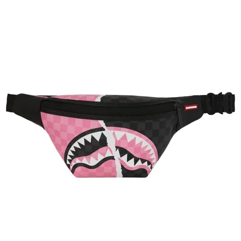 Riñonera Sprayground Pink and Black Tear Sip Savvy 910B8277NSZ - Imagen 1