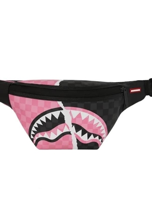 Riñonera Sprayground Pink and Black Tear Sip Savvy 910B8277NSZ - Imagen 1