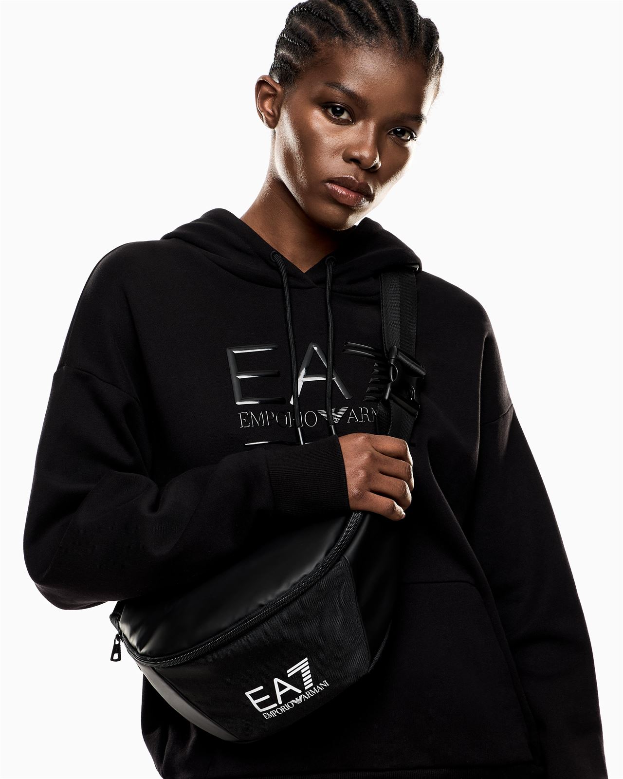 Riñonera EA7 Emporio Armani Black Beauty 7X000073 AF19722 UC001 - Imagen 6