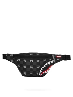 Riñonera SPRAYGROUND 910B8912NSZ Gray Peeking Character Check Savvy Crossbody - Imagen 1