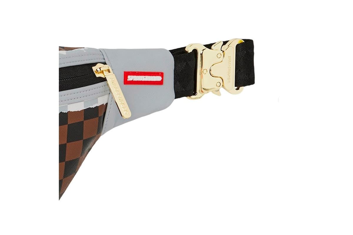 Riñonera Sprayground Cream Brown Tear 910B8296NSZ - Imagen 2