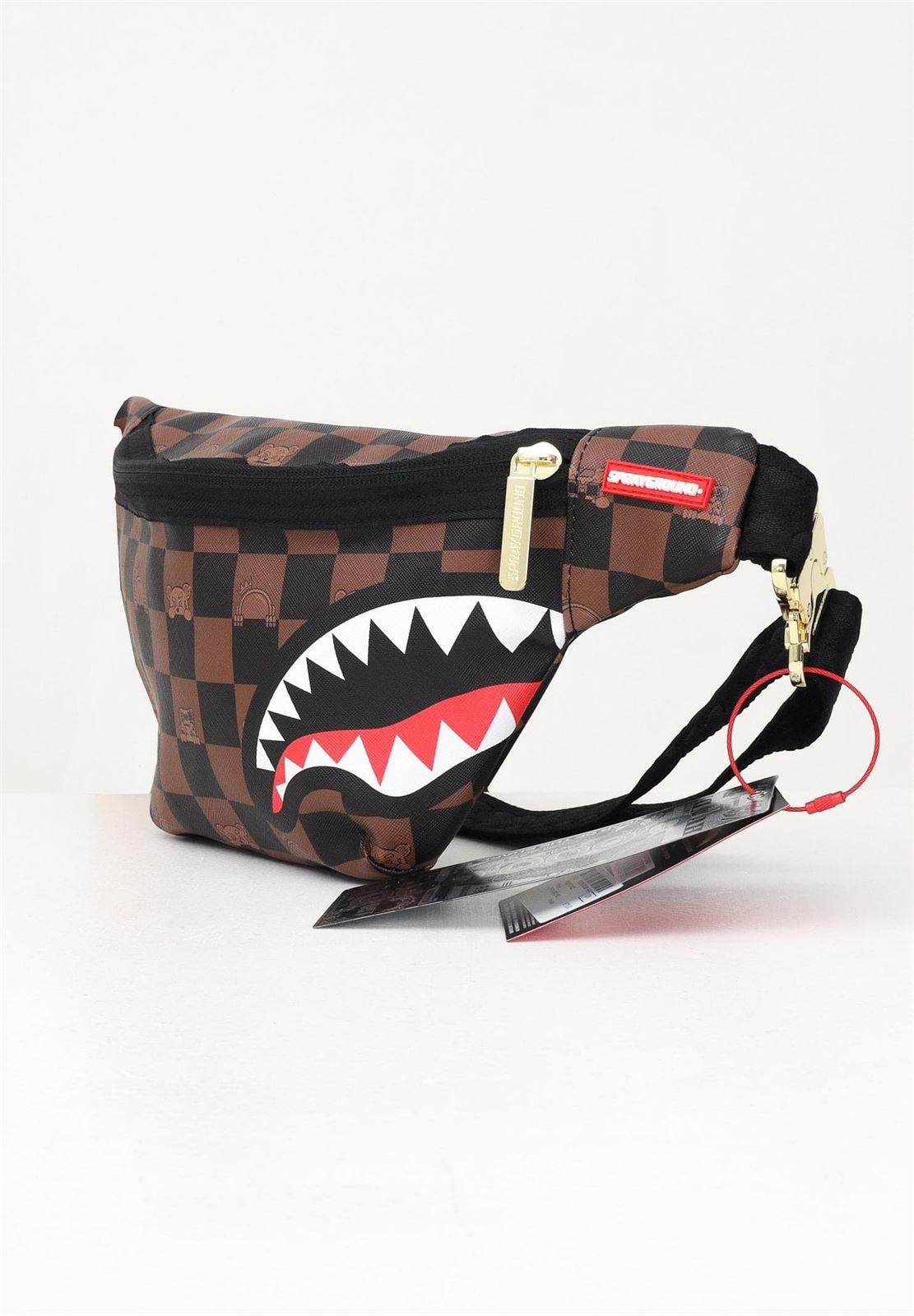 Riñonera Sprayground Peeking Character Check Crossbody 910B7512NSZ - Imagen 2