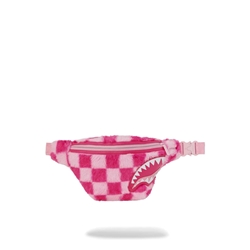 Riñonera Sprayground Pink Fur Check Savvy 910B8275NSZ - Imagen 1