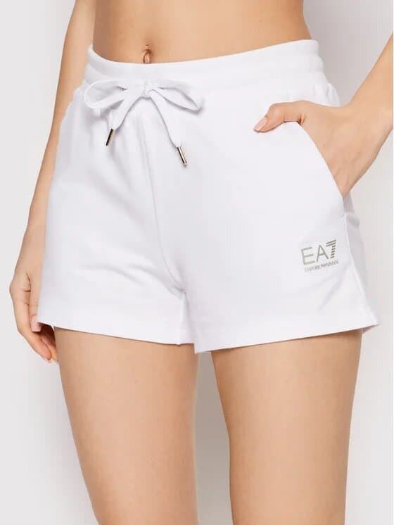 Short chica EA7 Emporio Armani 3LTS53 TJCQZ 1100 blanco - Imagen 1