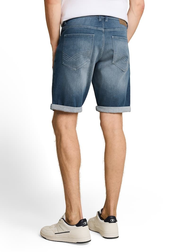 Short TOM TAILOR 1051458 10162 TTmarvin straight shorts/ mid stone blue grey denim - Imagen 2