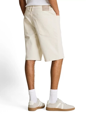 Short TOM TAILOR 1053265 10106 TTWAYLEN RELAXED SHORTS raw offwhite denim - Imagen 2