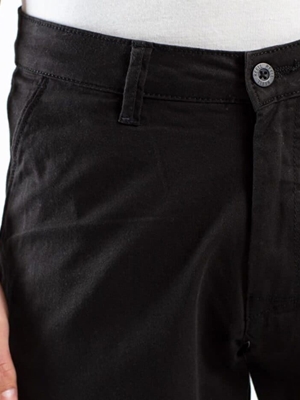 Shorts REELL FLEX GRIP CHINO BLACK - Imagen 2