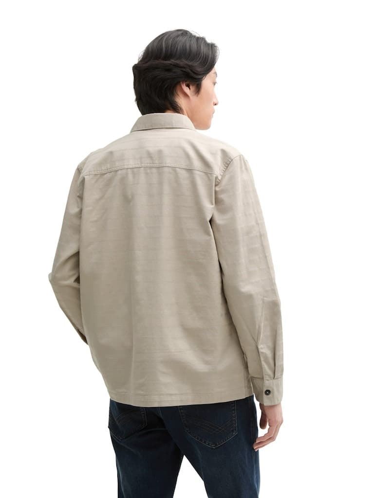 Sobrecamisa Tom Tailor Cashew Beige 1046082 11032 - Imagen 3
