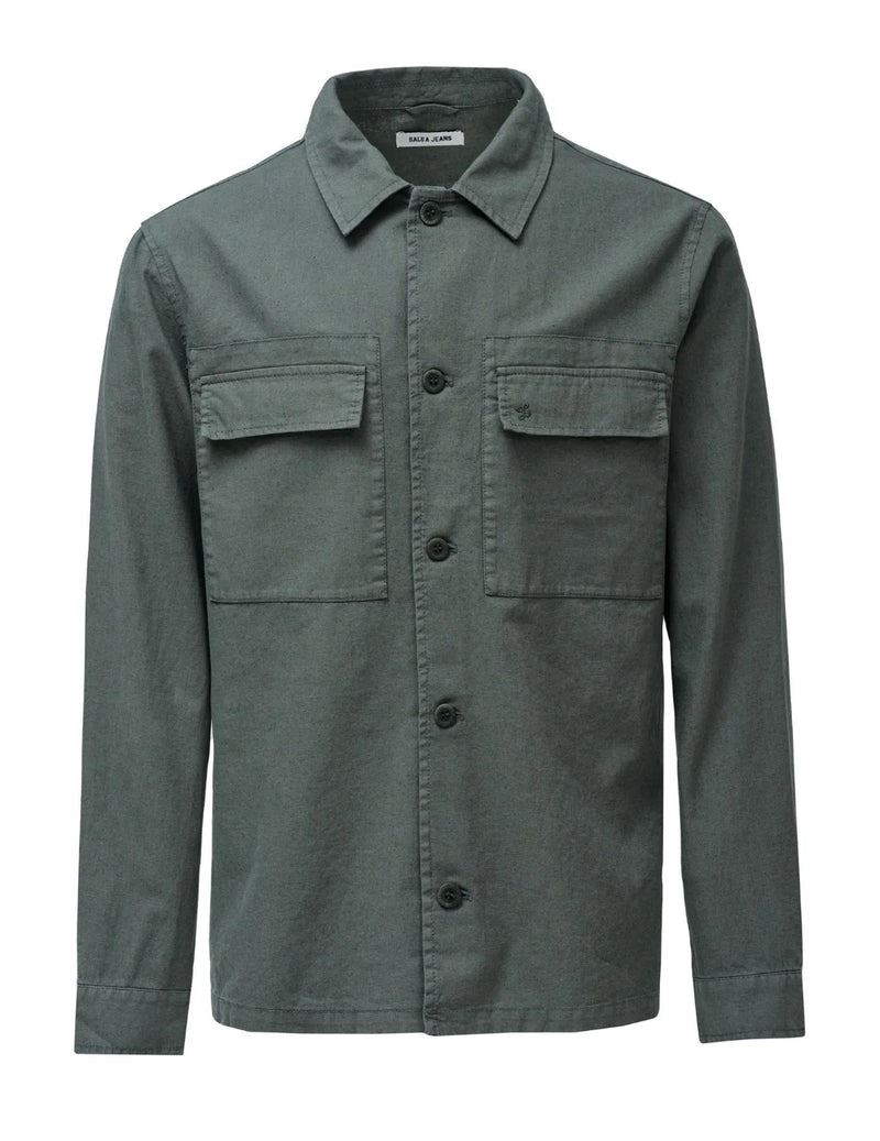 Sobrecamisa Verde Salsa Jeans 21011240 530 - Imagen 1