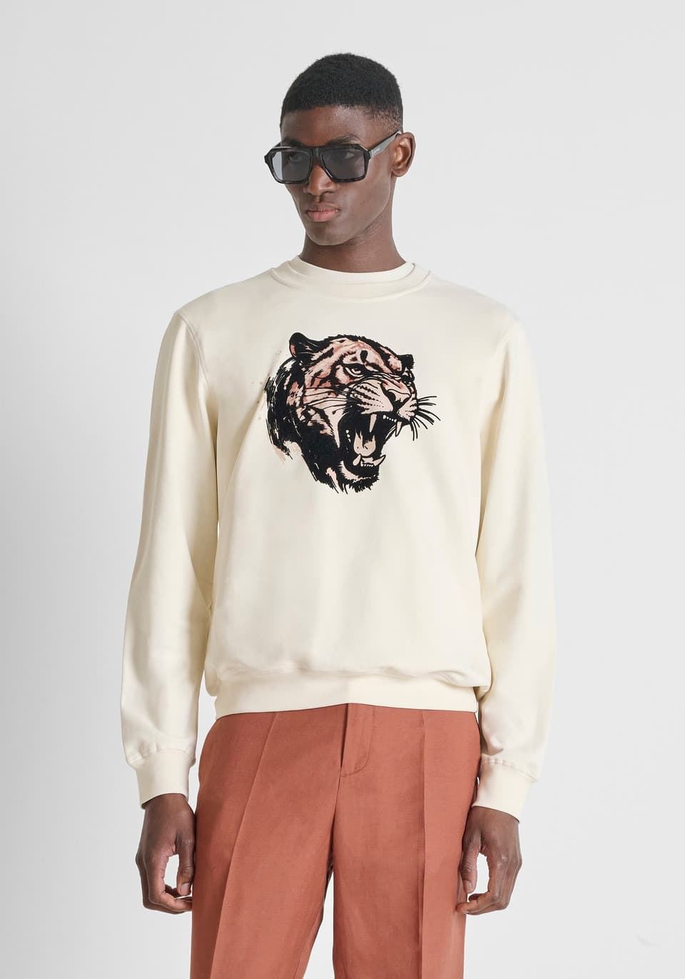 Sudadera Antony Morato Beie Regular Fit MMFL01144 FA150234 1021 - Imagen 2