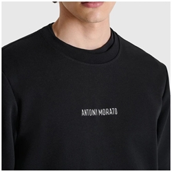 Sudadera Antony Morato Black MMFL01152 FA150168 9000 - Imagen 2