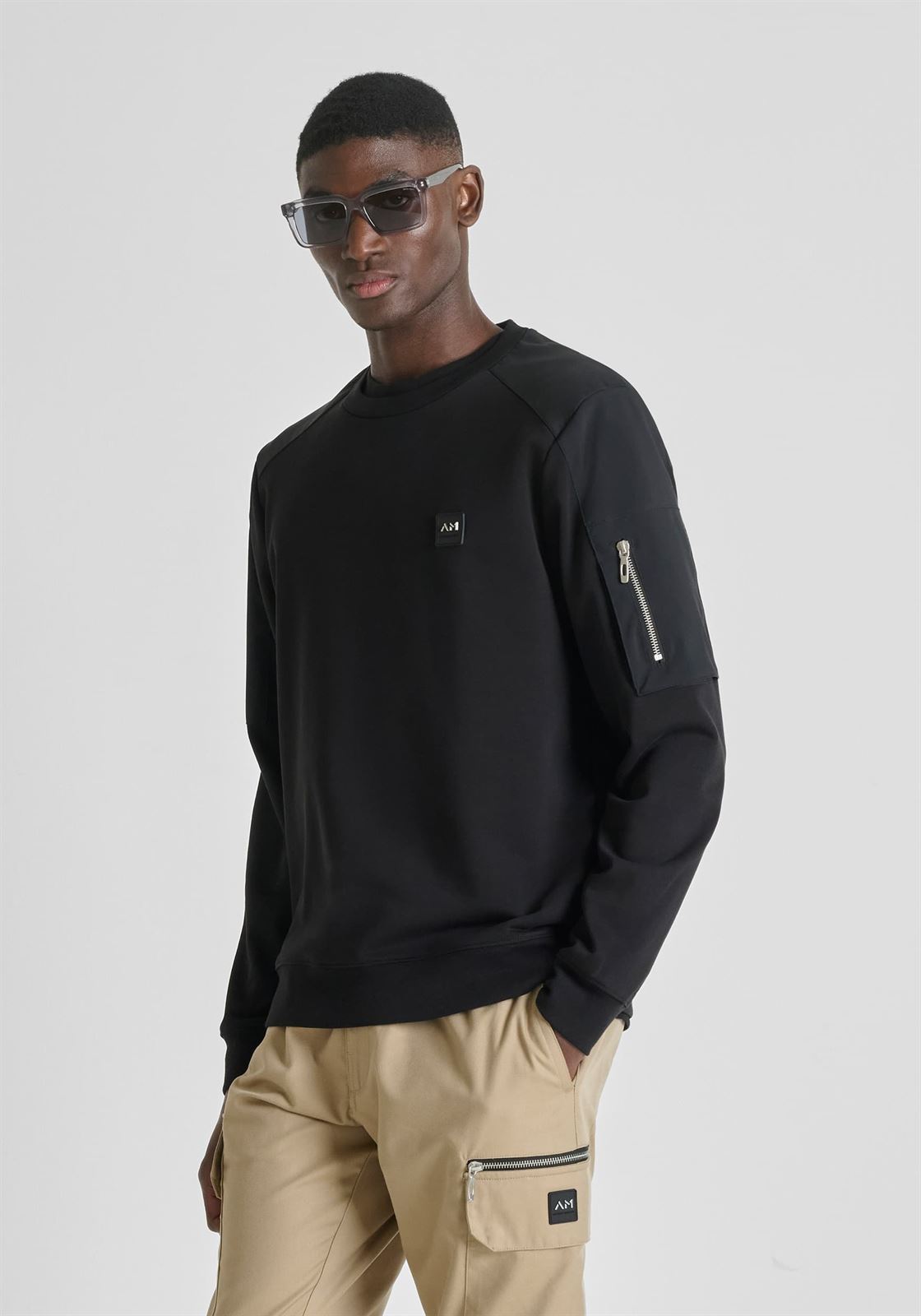 Sudadera Antony Morato Early Collection MMFL01123 FA150188 9000 - Imagen 3