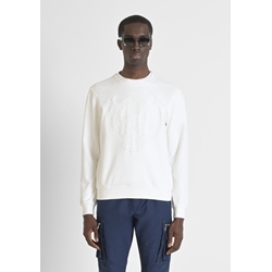 Sudadera Antony Morato MMFL01044 FA150188 1011 crema - Imagen 1