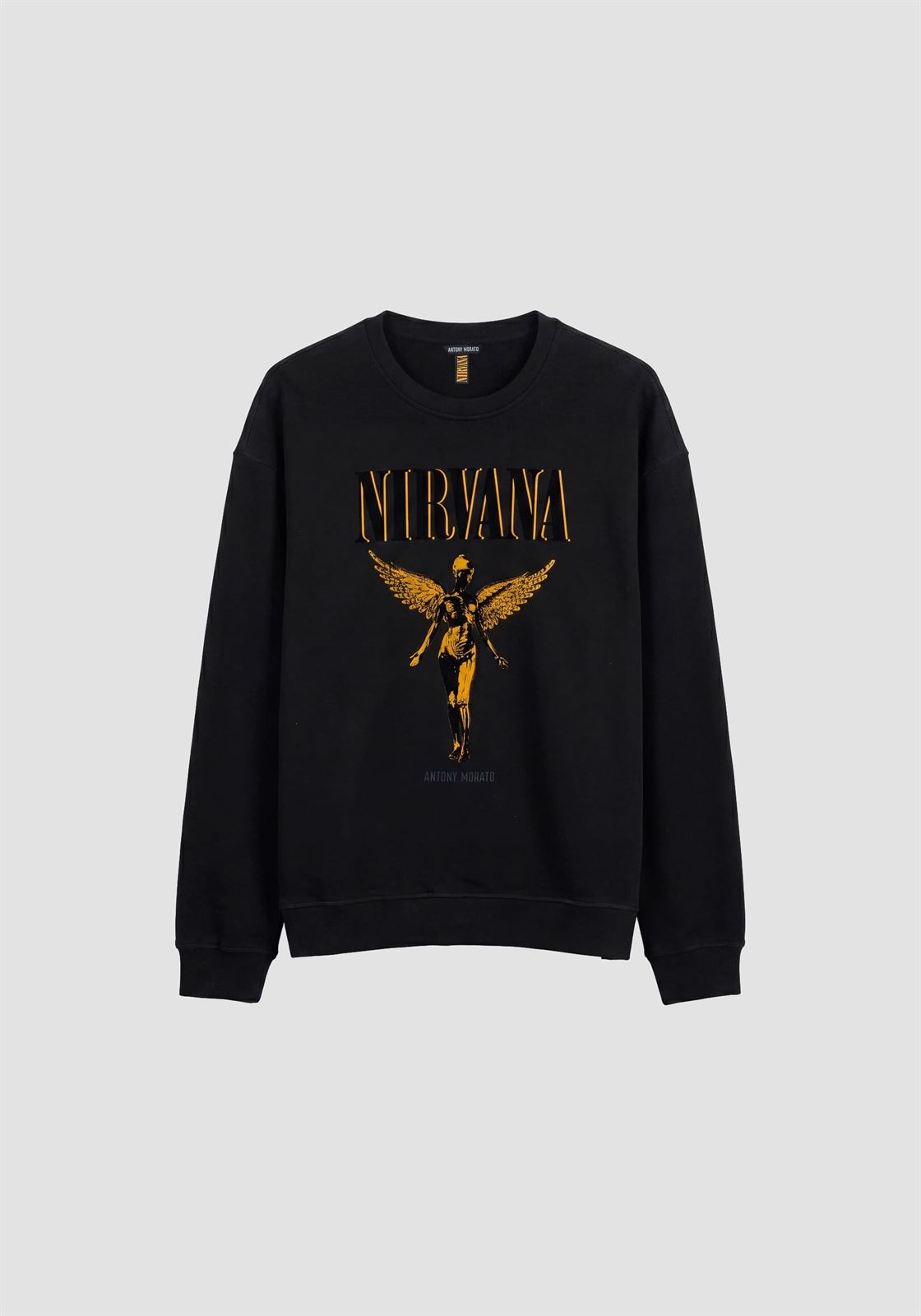 Sudadera Antony Morato Nirvana Black MMFL01165 FA150222 9000 - Imagen 1