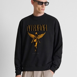 Sudadera Antony Morato Nirvana Black MMFL01165 FA150222 9000 - Imagen 2