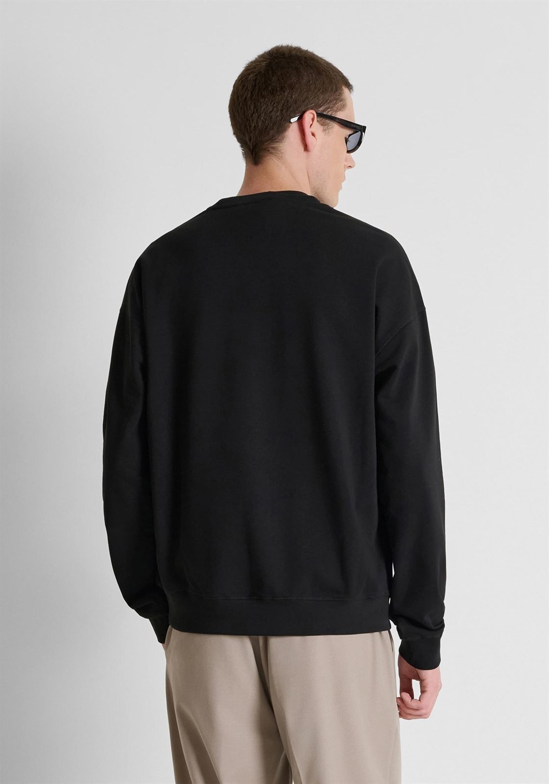 Sudadera Antony Morato Nirvana Black MMFL01165 FA150222 9000 - Imagen 3