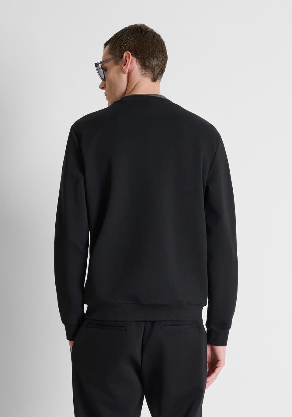 Sudadera Antony Morato Regular FIt Black MMFL01171 FA1501680 9000 - Imagen 4