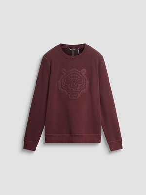 Sudadera Antony Morato Regular Fit Cereza Oscura MMFL01088 FA150222 5105 - Imagen 1