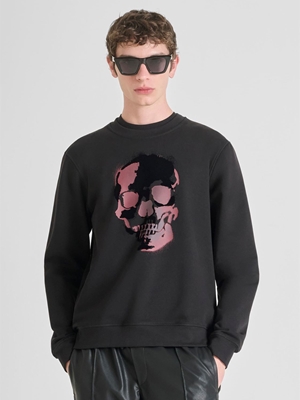 Sudadera Antony Morato Regular Fit Negro MMFL01087 FA150222 9000 - Imagen 1