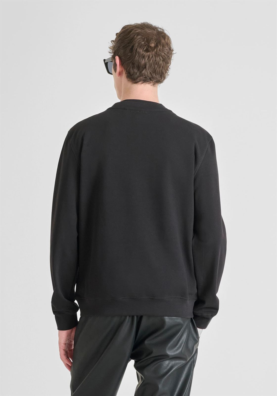 Sudadera Antony Morato Regular Fit Negro MMFL01087 FA150222 9000 - Imagen 2