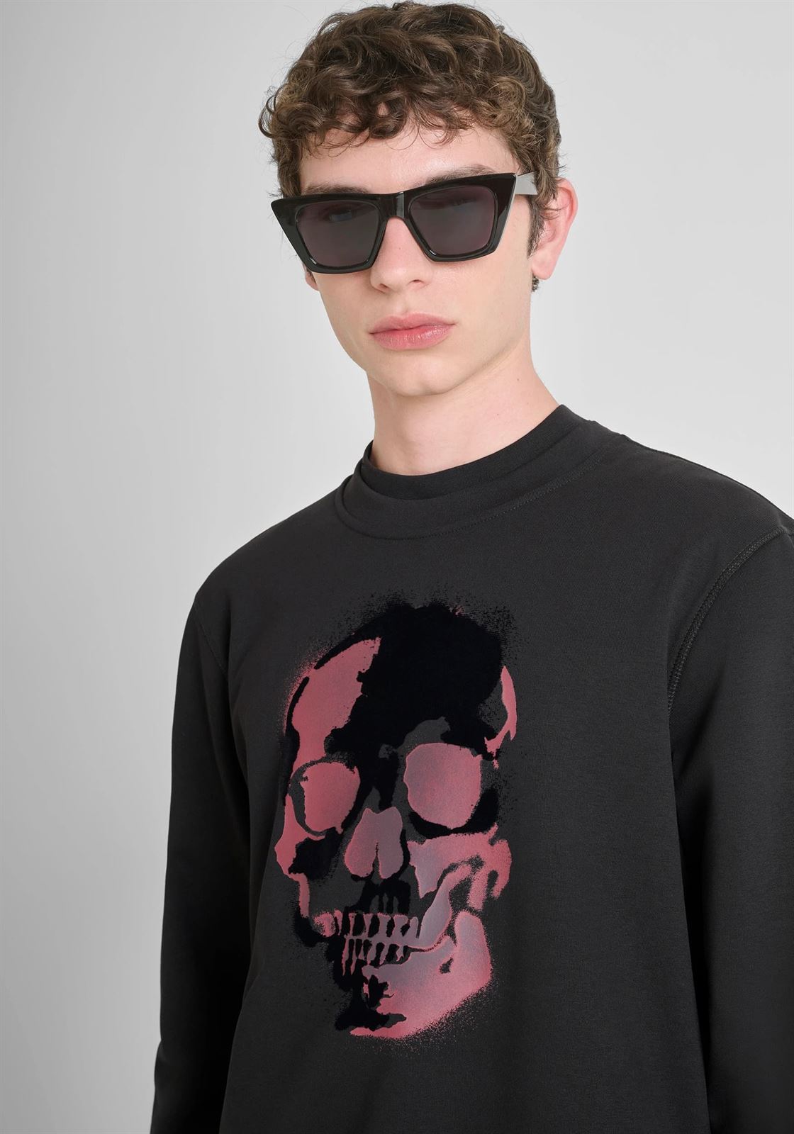 Sudadera Antony Morato Regular Fit Negro MMFL01087 FA150222 9000 - Imagen 3