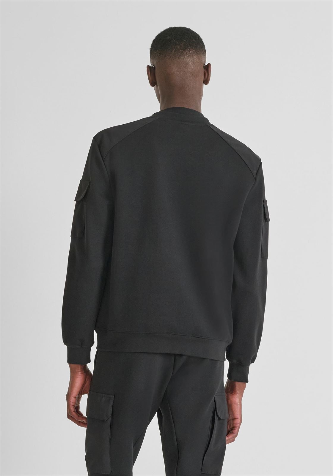 Sudadera Antony Morato Regular Fit Negro MMFL01097 FA150168 9000 - Imagen 2