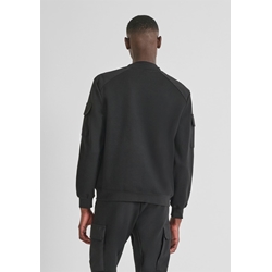 Sudadera Antony Morato Regular Fit Negro MMFL01097 FA150168 9000 - Imagen 2