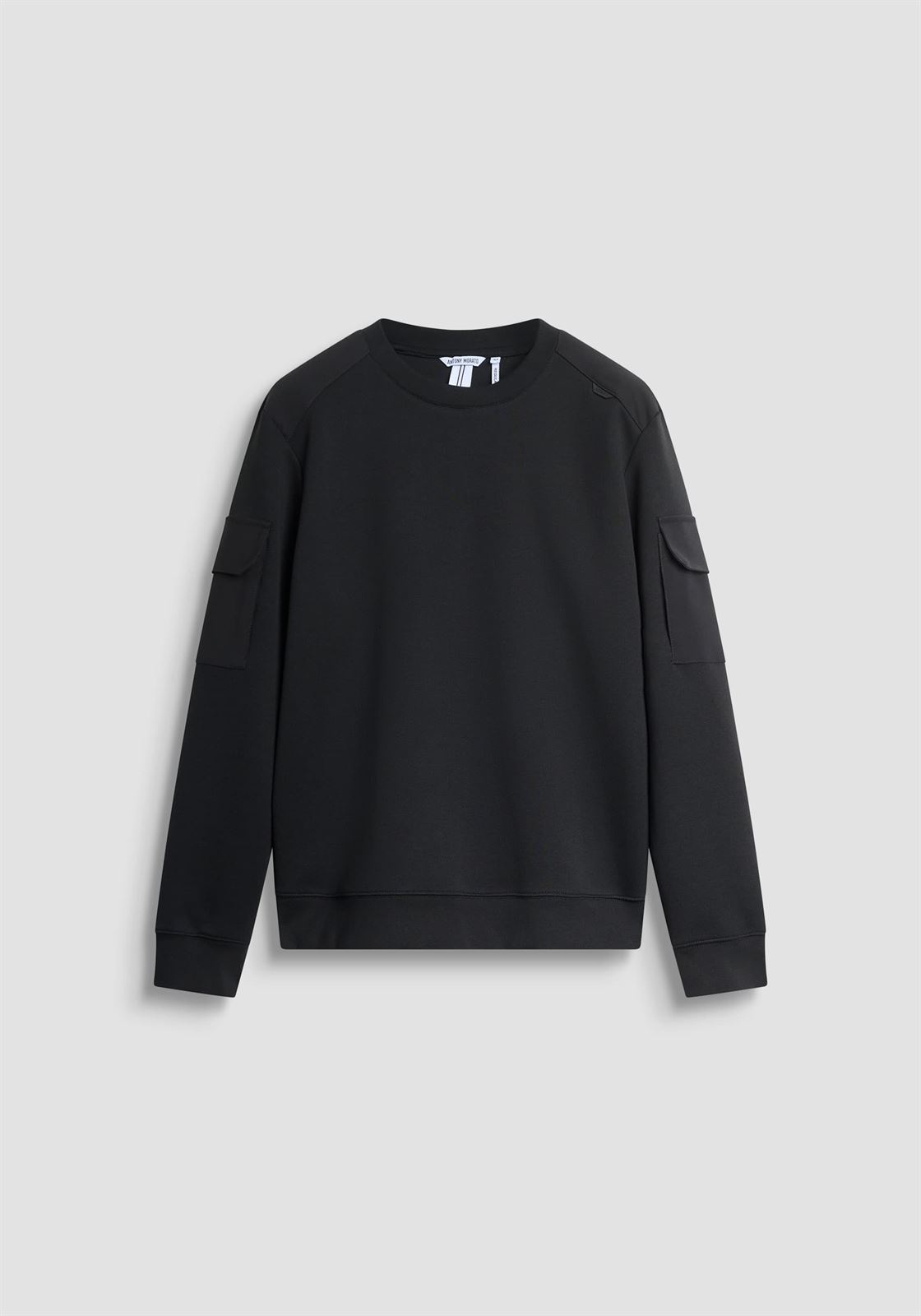 Sudadera Antony Morato Regular Fit Negro MMFL01097 FA150168 9000 - Imagen 4