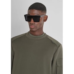 Sudadera Antony Morato Regular Fit Verde Militar MMFL01097 FA150168 4089 - Imagen 1